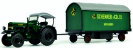 Deutz F3 with roof and Schenker trailer SC07819 1:32