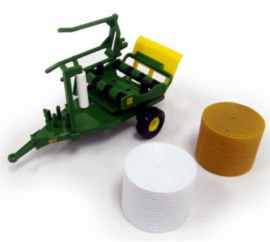 Bale wrapper JD green BR42882 Britains Scale 1:32