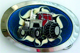 WHITE tractor Belt Buckle WH00.