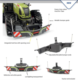 Tractor bumper CLAAS Green Premium / 800 kg Safetyweight with CLAAS logo