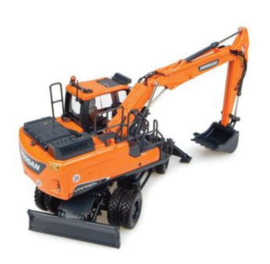 Doosan DX140W mobiele kraan Universal Hobbies UH8108 Schaal 1:50