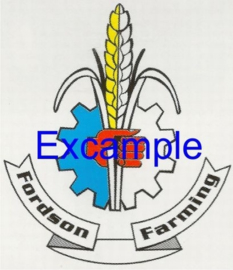 Fordson Farming logo on flag of +/- 35/50 cm.