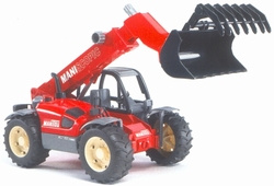 Manitou telescooplader MLT 633  Bruder BRU02125 Schaal 1:16