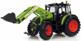 Claas Arion 430 + voorlader + bak  Universal Hobbies Schaal 1:32