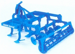 Lemken smaragd cultivator met schijven, diepterol Bruder BRU02235 Schaal 1:16