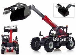 Massey Ferguson 9407 with bucket and clamp Universal Hobbies Scale 1:32