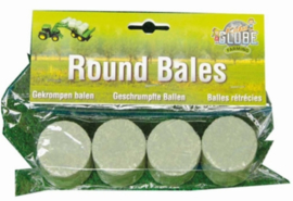 Set of 4 wrapped round bales. KG610762 - Kids Globe Scale 1:32