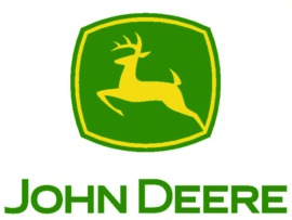 John Deere hert met opgetrokken pootjes JD002 led verlichting.