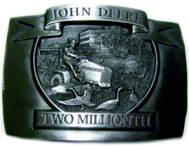 John Deere 2 Millionth Lawnmower Belt Buckle JDC1992.
