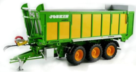 Joskin Drakkar Tridem afschuif silagewagen ROS60226.7  Schaal 1:32