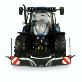 Tractor safety bumper with front weight in Black UH5372
