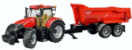 Case IH Optum 300CVX + Dumper BRU03199 Schaal 1:16