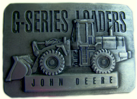 John Deere G-SERIES LOADERS Belt Buckle JD G series (1994).