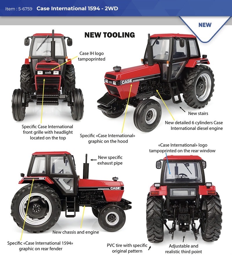 CASE IH 1594 2WD  UH6759.
