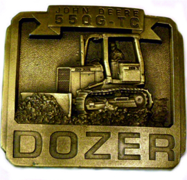 John Deere 550 G-TC Dozer Belt Buckle JD550 (1994).