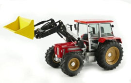 Schlüter Compact 1250 TV6 + front loader. SC7624 Schuco Scale 1:32