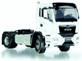 MAN TGS 18.510 4×4 BL 2 axle truck WHITE Wi07652 1:32