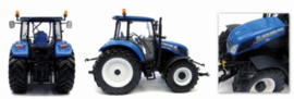 New Holland T5.115 tractor met fronthef  UH4229  Schaal 1:32