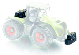 Ballast gewichten XERION tractor Wiking Wi77855. 1:32.
