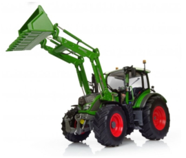 Fendt 516 Vario met voorlader. Nieuwe kleur.  UH4981 Schaal 1:32