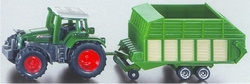 Tractor with loader wagon