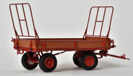 Miedema Agricultural trailer in lacquered wood with Red MMPLM7602