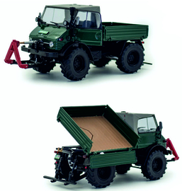 UNIMOG 406 (U84) Weise-Toys W1048 Donkergroen Schaal 1:32