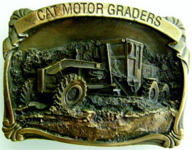 CAT MOTOR GRADERS Belt Buckle MG880212.