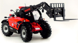 Manitou MLT 635 Teleskoplader with bucket and pallet spoons Wi77850 1:32.