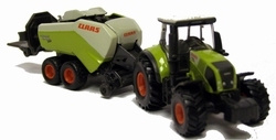 Claas Axion with large baler Scale 1:87