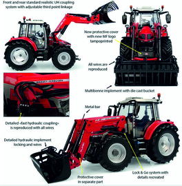 Massey Ferguson 5S.135 met FL.4121 voorlader UH6603. 2024.