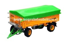 Joskin 4 wielige kiepwagen met zeil. ROS602212.  ROS Schaal 1:32