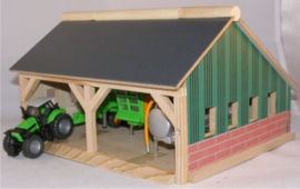 Tools shed 2 compartments - Kids Globe Scale 1:87