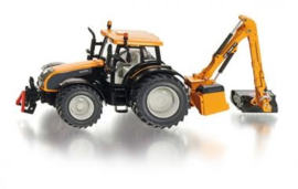 Valtra T191 met Kuhn EP 7483 TP klepelbak. Siku Si3659 Schaal 1:32