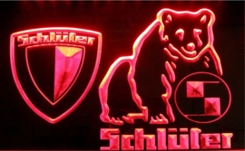 Schlüter LED neon tractor light sign. SCHL 001