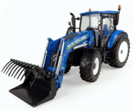 NH T5.120 tractor met voorlader. UH4958 Schaal 1:32