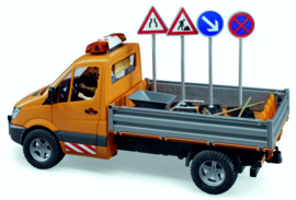 MB Sprinter road works and accessories Bruder BRU02537 1:16.