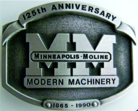 MINNEAPOLIS-MOLINE 125th Anniv 1865-1990 MM241.