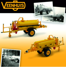 VEENHUIS Vacuümmestwagen 1750 liter oldtimer. UH6498. 2023.