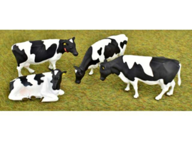 HOLSTEIN-FRIESIAN CATTLE set van 4 stuks AT3200503.1:32