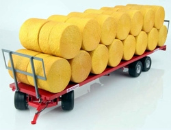 Set of 20 round bales. Replicagri Scale 1:32