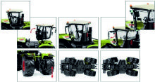 CLAAS XERION 4500 tractor  wieluitvoering Wi77853 WIKING.