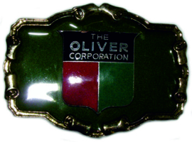 The OLIVER Corporation Belt Buckle OLIV 001.