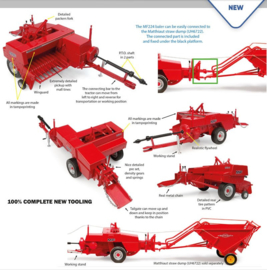 MASSEY FERGUSON 224 kleine balenpers UH6775
