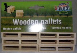 Wooden Pallets 6 pieces Kids Globe KG61.0023 1/16 Scale 1:16