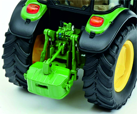 JOHN DEERE 5100R tractor Schuco SC7865 1:32. 2023.