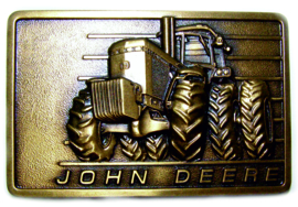 John Deere 4450 Belt Buckle D&CMI 1982 .