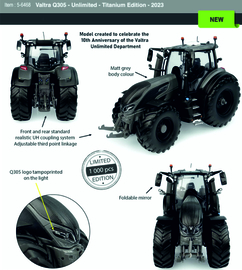 VALTRA Q305 Unlimited Titanium Edition  UH6468. 2023.