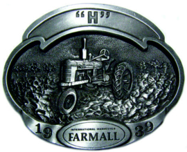 IH Farmall H 1939 Belt Buckle IHFH103.