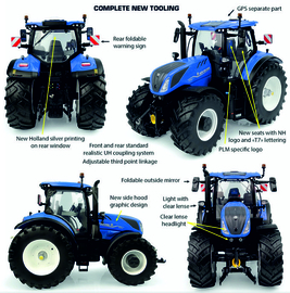 New Holland T7.300 in Blauw UH6604. 2023